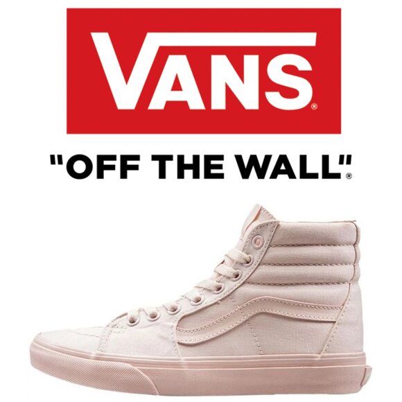 Vans Shoes - Vans Sk8 Hi Mono Canvas 'Peach Blush' - Size 8